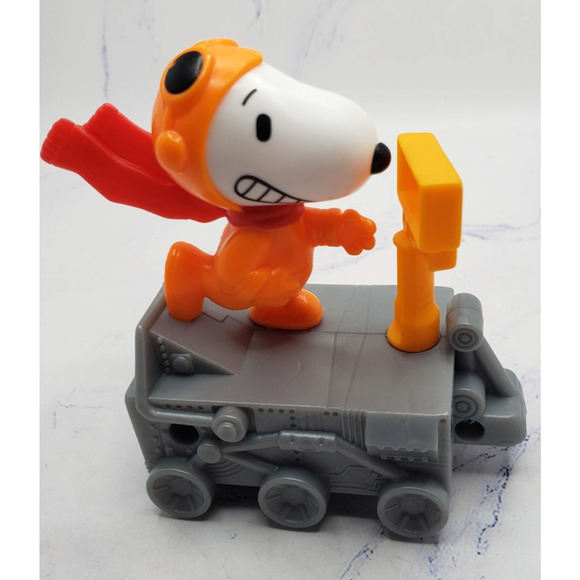 McDonald's Happy Meal Toy #6 Snoopy NASA Space Buggy 2019 - Picture 4 of 7